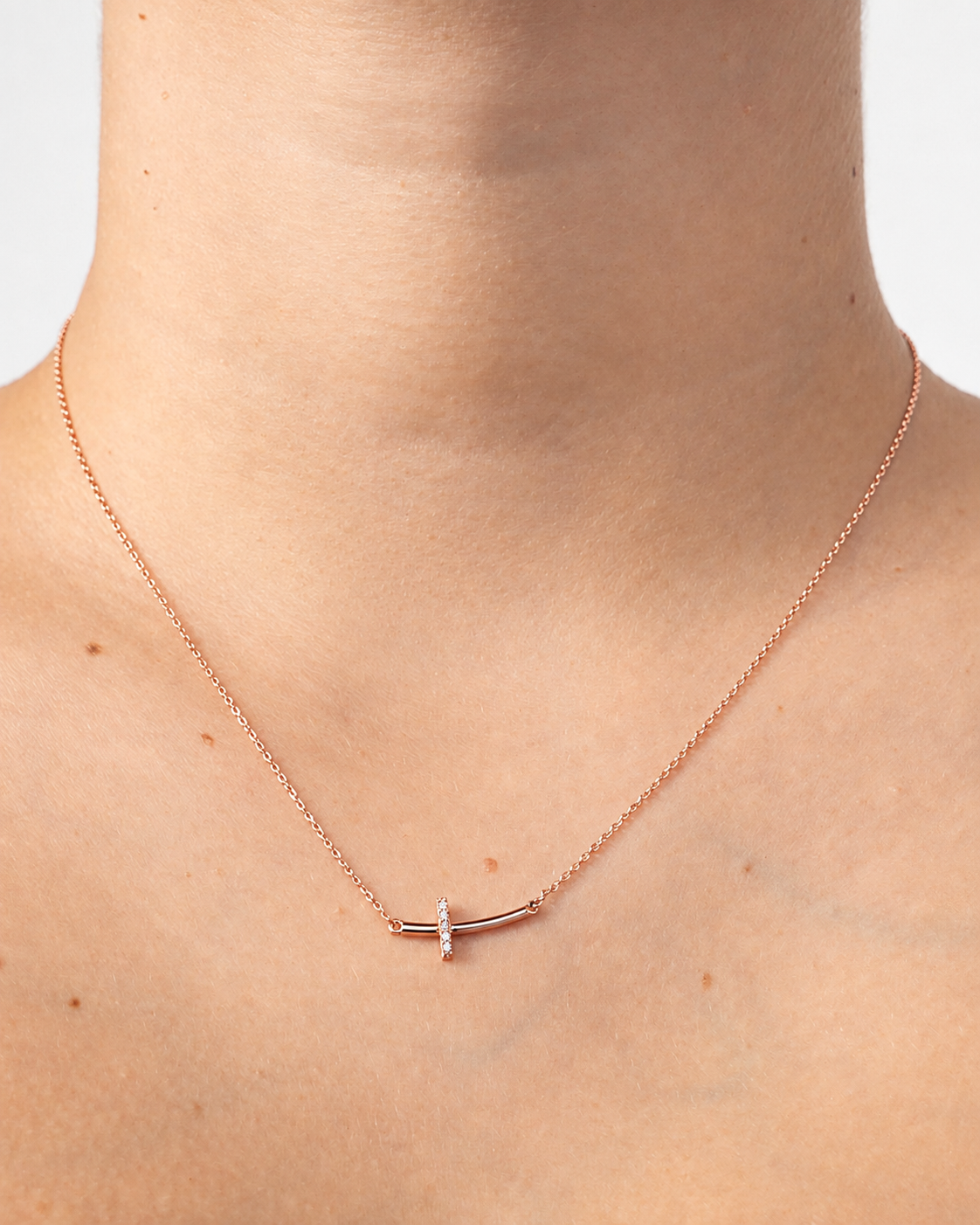 Náhrdelník Sacré Ligne, 14K ružové zlato
