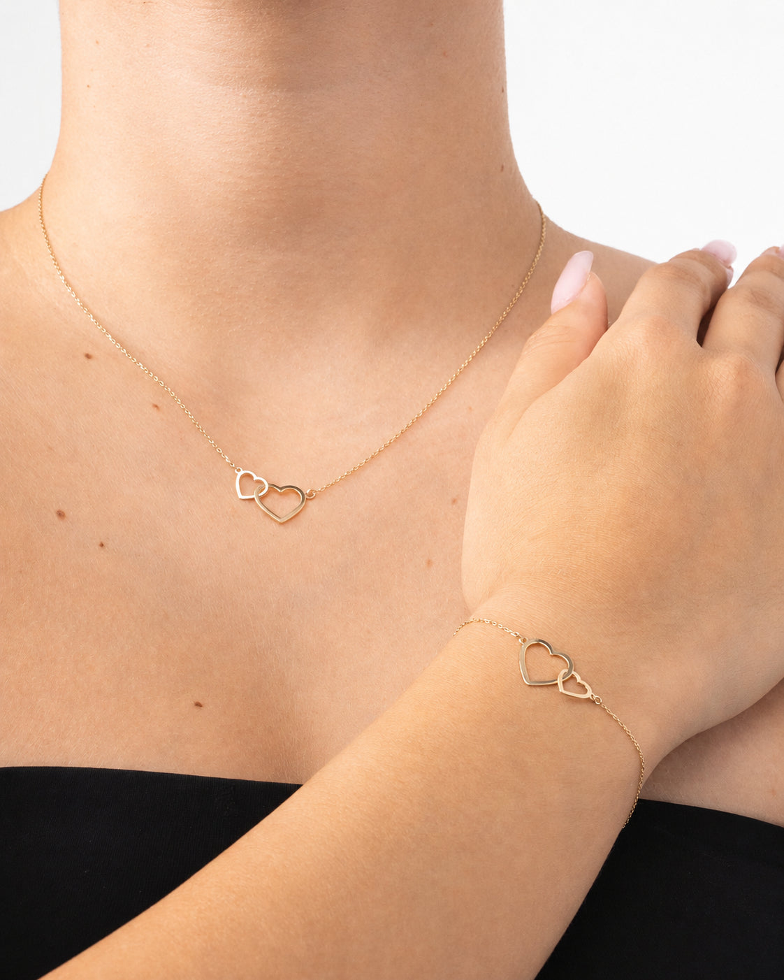 Náhrdelník Together, 14K žlté zlato