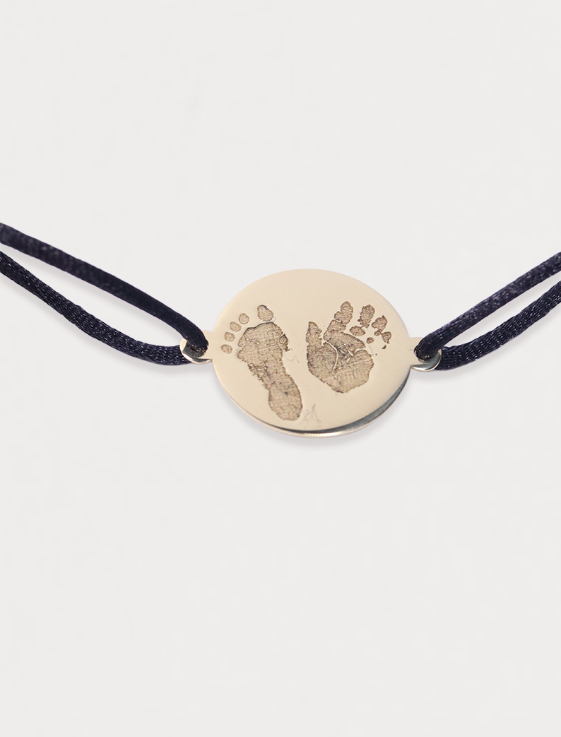 Atelier Baby Imprint Bracelet, 14K zlato