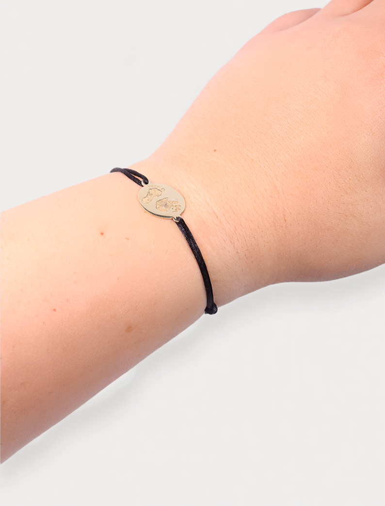Atelier Baby Imprint Bracelet, 14K zlato